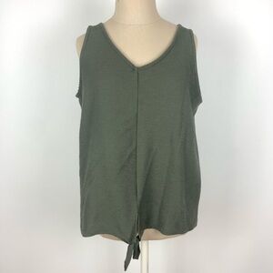 LOFT Green Tank Top Petite